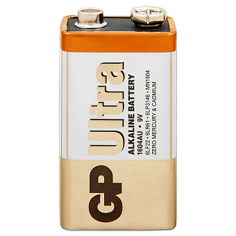 Батарейка  GP Ultra Alkaline 9V Крона FSB1